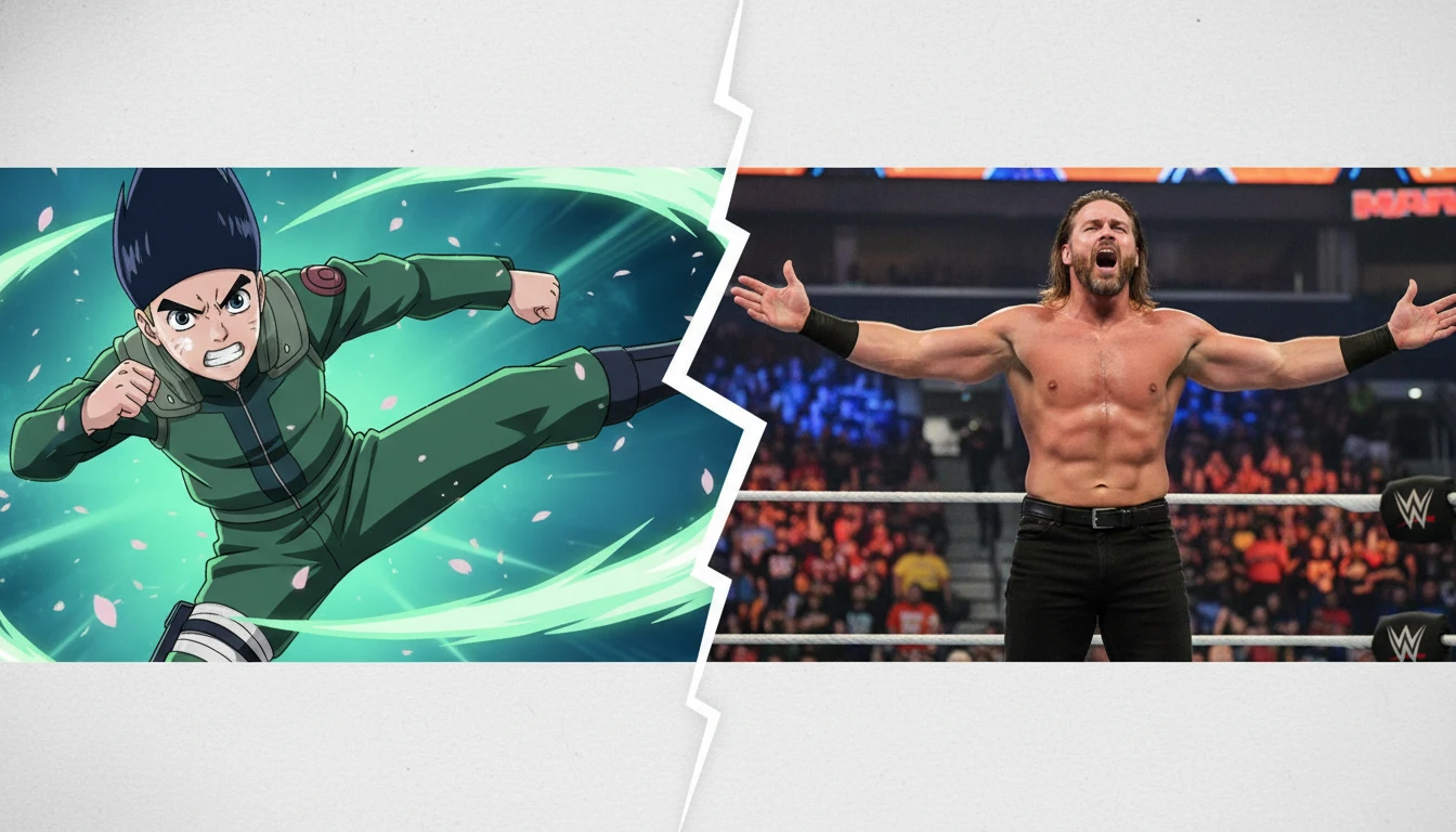 A comparação surpreendente entre rock lee e a resiliência de edge no wrestling profissional