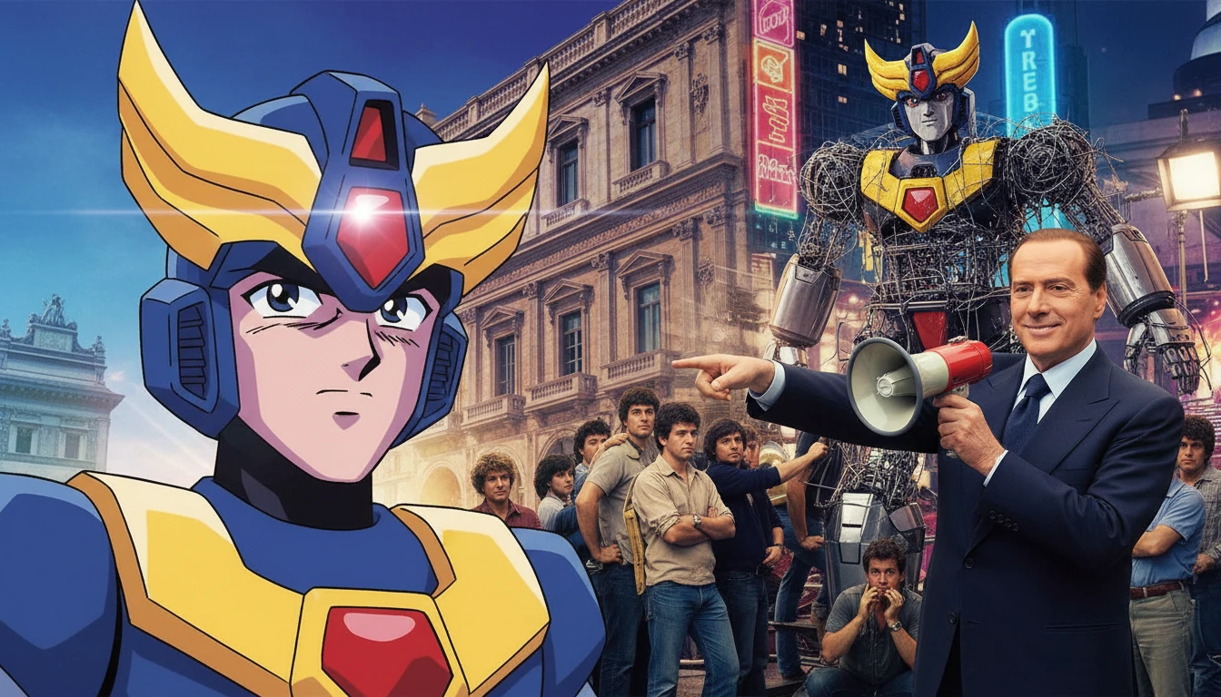 A inusitada história de como silvio berlusconi produziu a sequência live-action de um anime japonês popular na itália