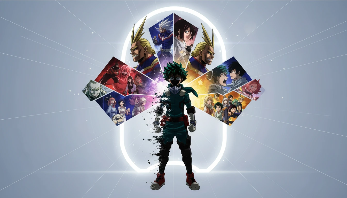 Fim de uma era: Anime de my hero academia se encerra após nove anos de trajetória