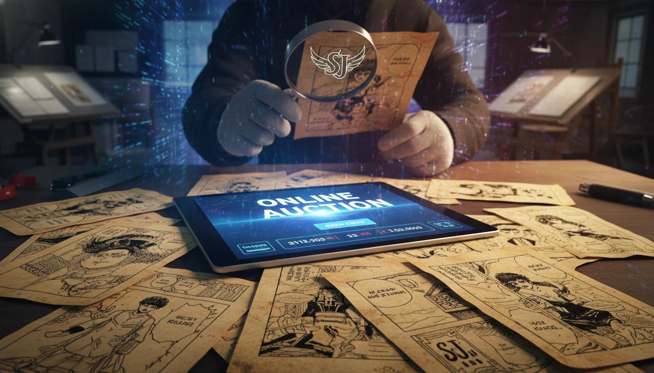 Manuscritos originais de mangaká lendário da shonen jump são roubados e reaparecem em leilão online