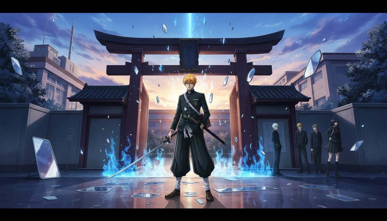 Tite kubo revela teaser promocional de "bleach: Mirror's high", focando no arco temático da escola