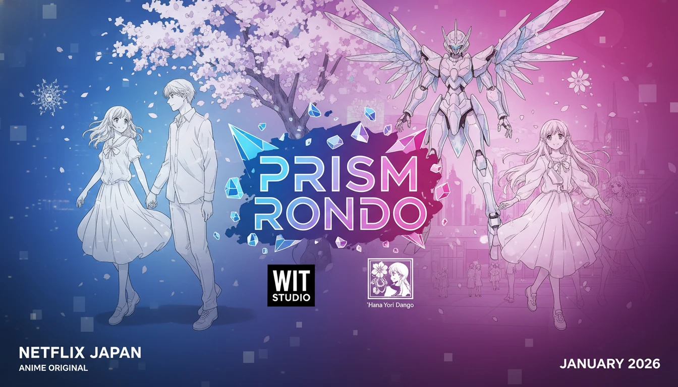 Wit studio e criadora de 'hana yori dango' anunciam anime original 'prism rondo' para janeiro de 2026